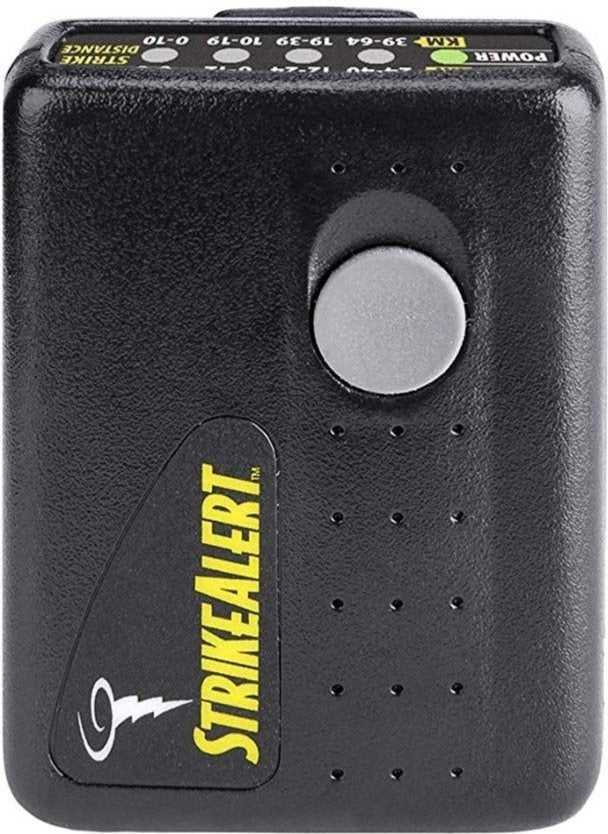 Robic M747 StrikeAlert Personal Lightning Detector - Black - HIT a Double