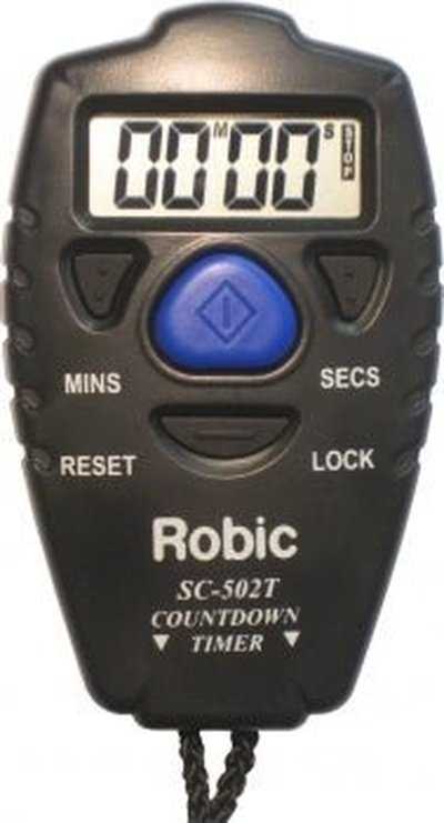 Robic SC-502T Handheld Countdown Timer - Black - HIT a Double