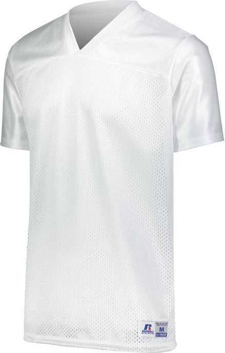 Russell R0593M Solid Flag Football Jersey - White - HIT a Double - 1