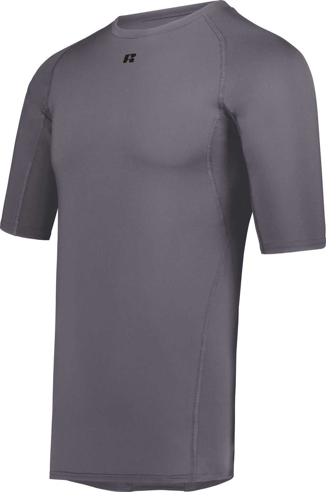 Russell R21CPM Coolcore Half Sleeve Compression Tee - Stealth - HIT a Double