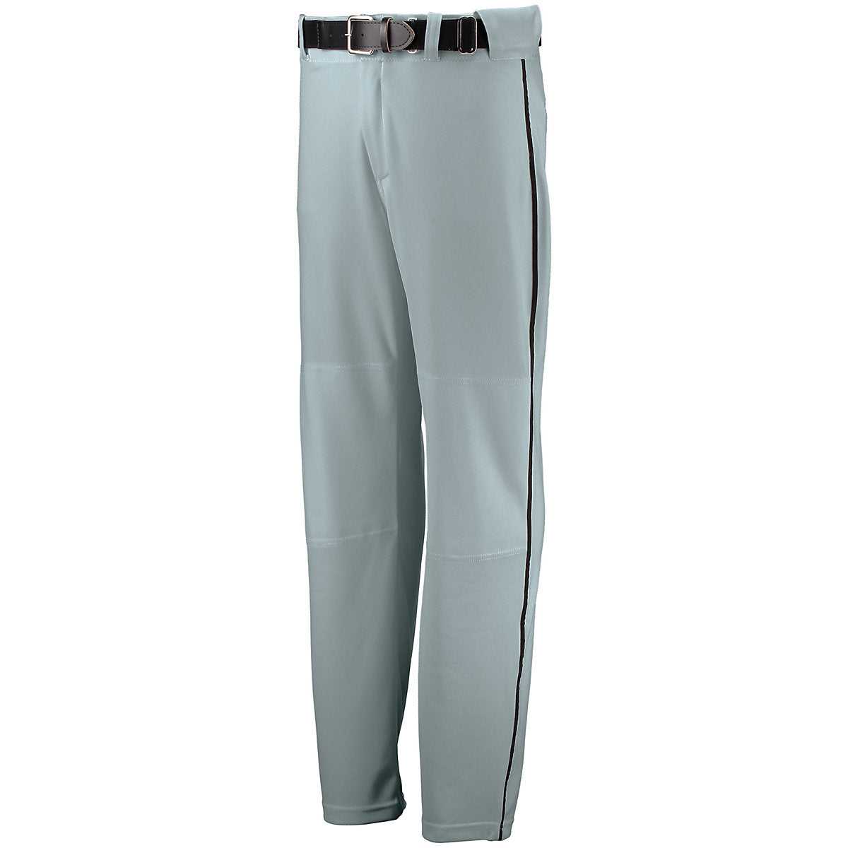 Russell 233L2B Youth Open Bottom Piped Pant - Baseball Grey Black - HIT a Double