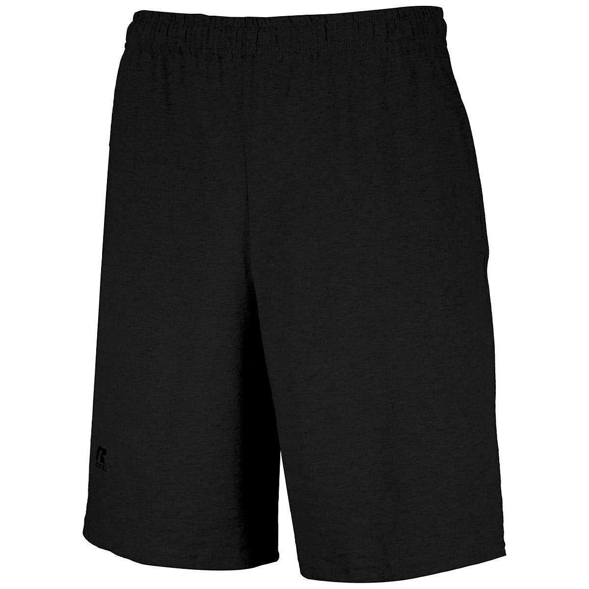 Russell 25843M Basic Cotton Pocket Shorts - Black - HIT a Double