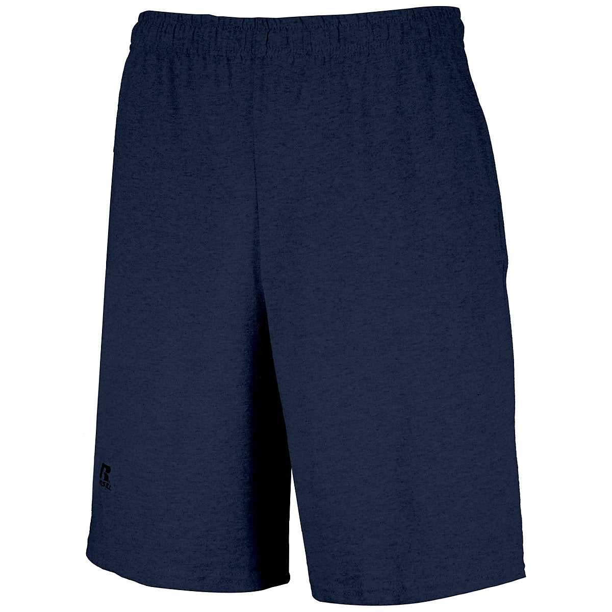 Russell 25843M Basic Cotton Pocket Shorts - Navy - HIT a Double