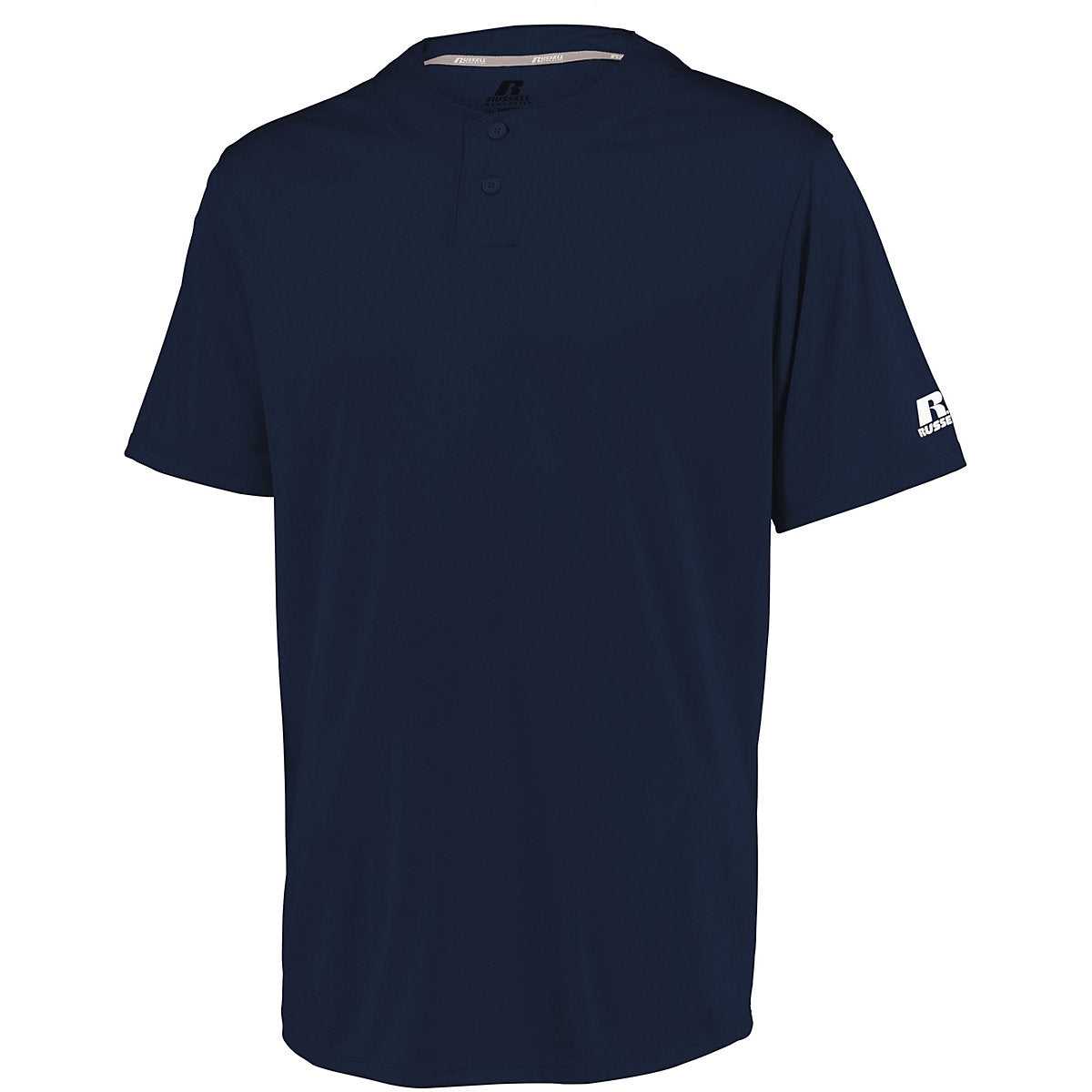 Russell 3R7X2B Youth Performance Two-Button Solid Jersey - Navy - HIT a Double