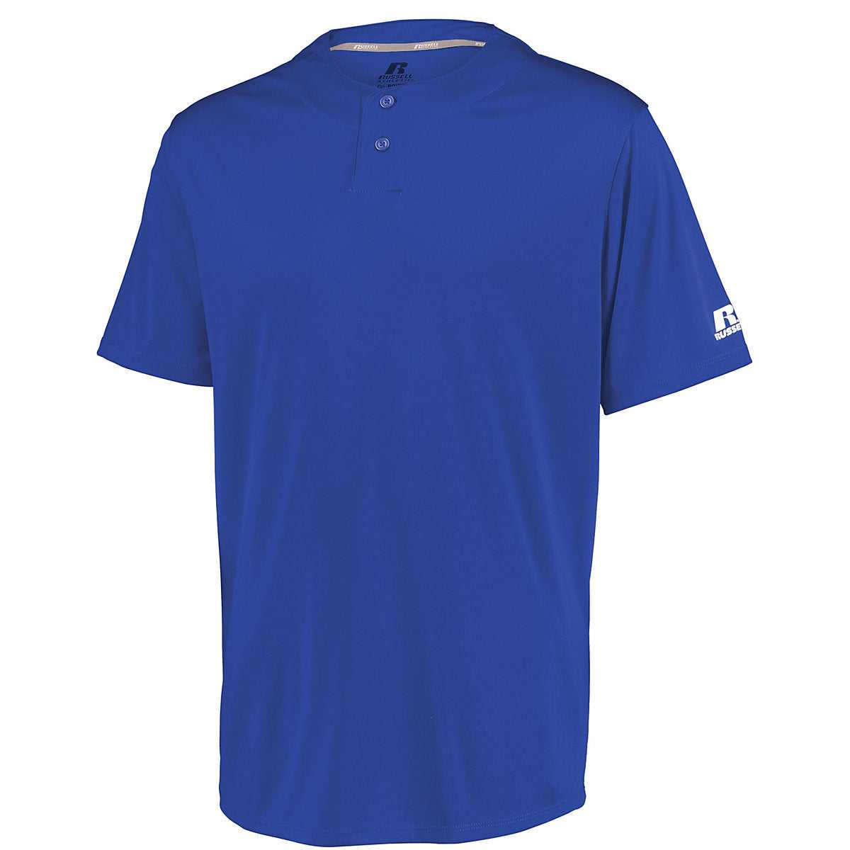 Russell 3R7X2B Youth Performance Two-Button Solid Jersey - Royal - HIT a Double