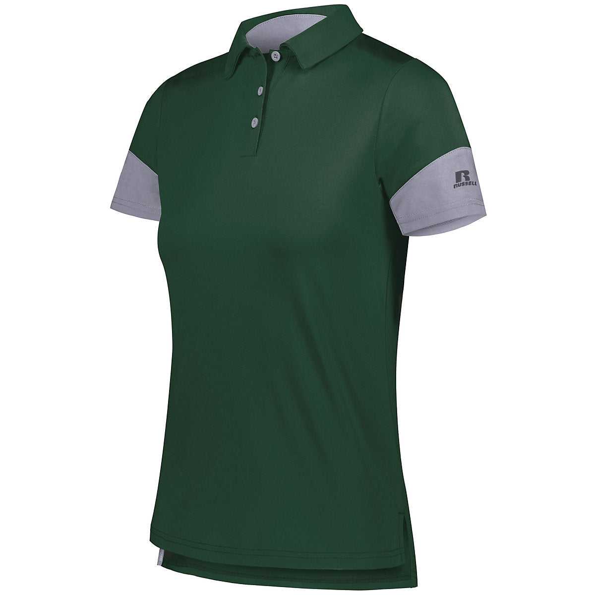 Russell 400PSX Ladies Hybrid Polo - Dark Green Steel - HIT a Double