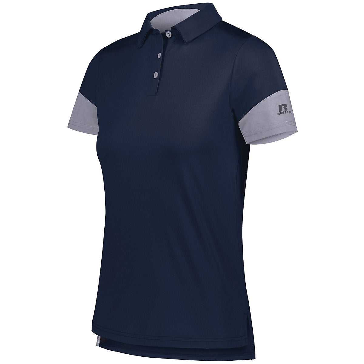 Russell 400PSX Ladies Hybrid Polo - Navy Steel - HIT a Double