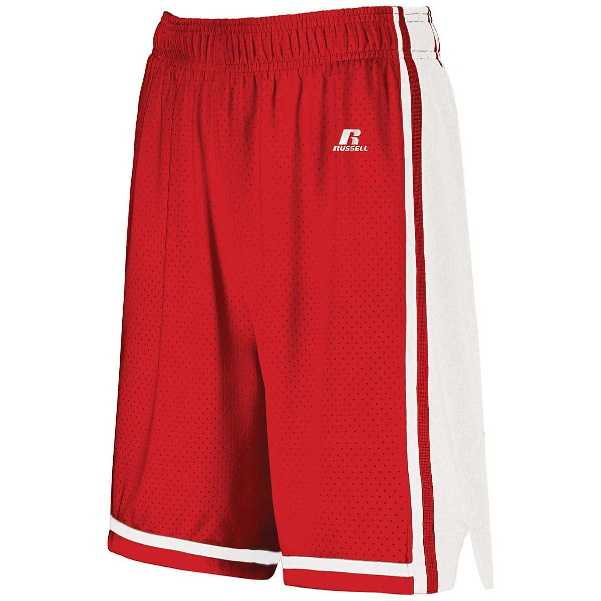 Russell 4B2VTX Ladies Legacy Basketball Shorts - True Red White - HIT a Double