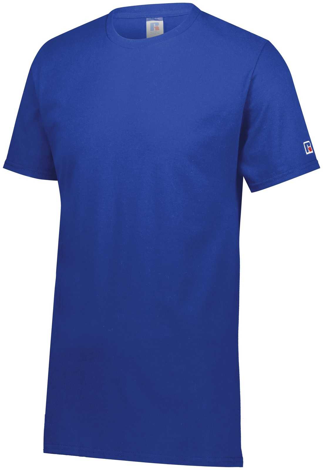 Russell 600M Cotton Classic Tee - Royal - HIT a Double