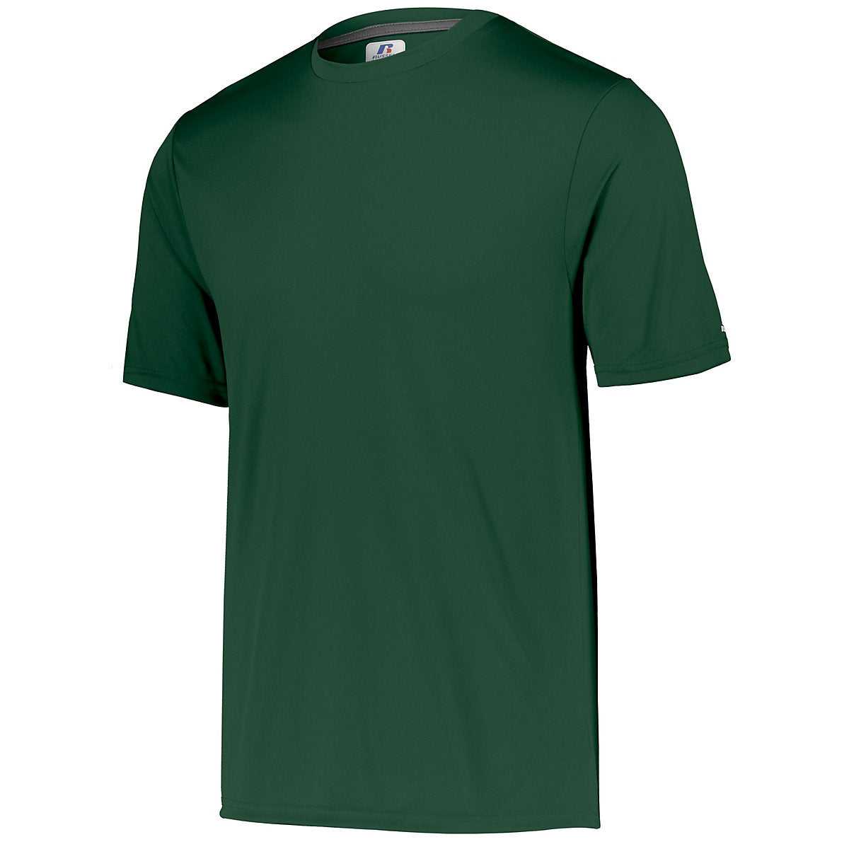 Russell 629X2B Youth Dri-Power Core Performance Tee - Dark Green - HIT a Double
