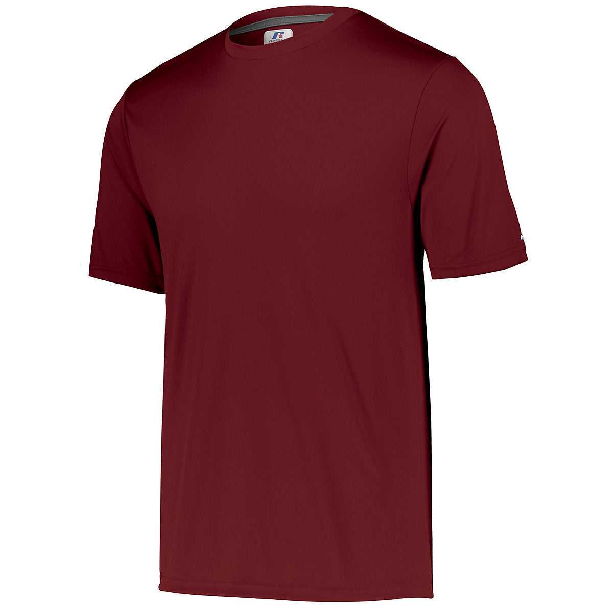 Russell 629X2M Dri-Power Core Performance Tee - Cardinal - HIT a Double