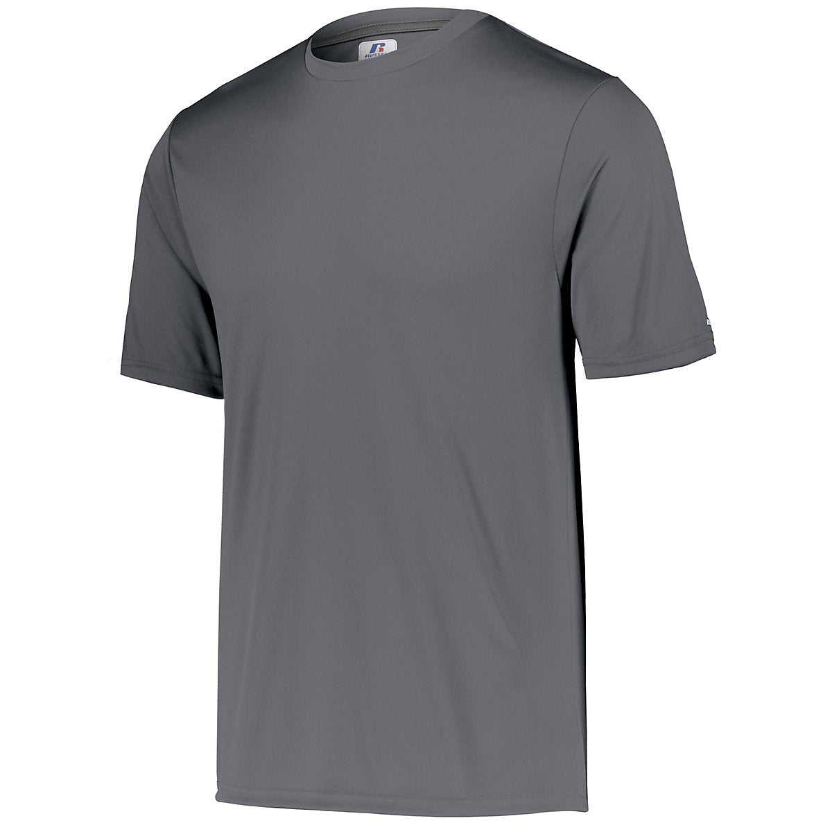 Russell 629X2M Dri-Power Core Performance Tee - Steel - HIT a Double