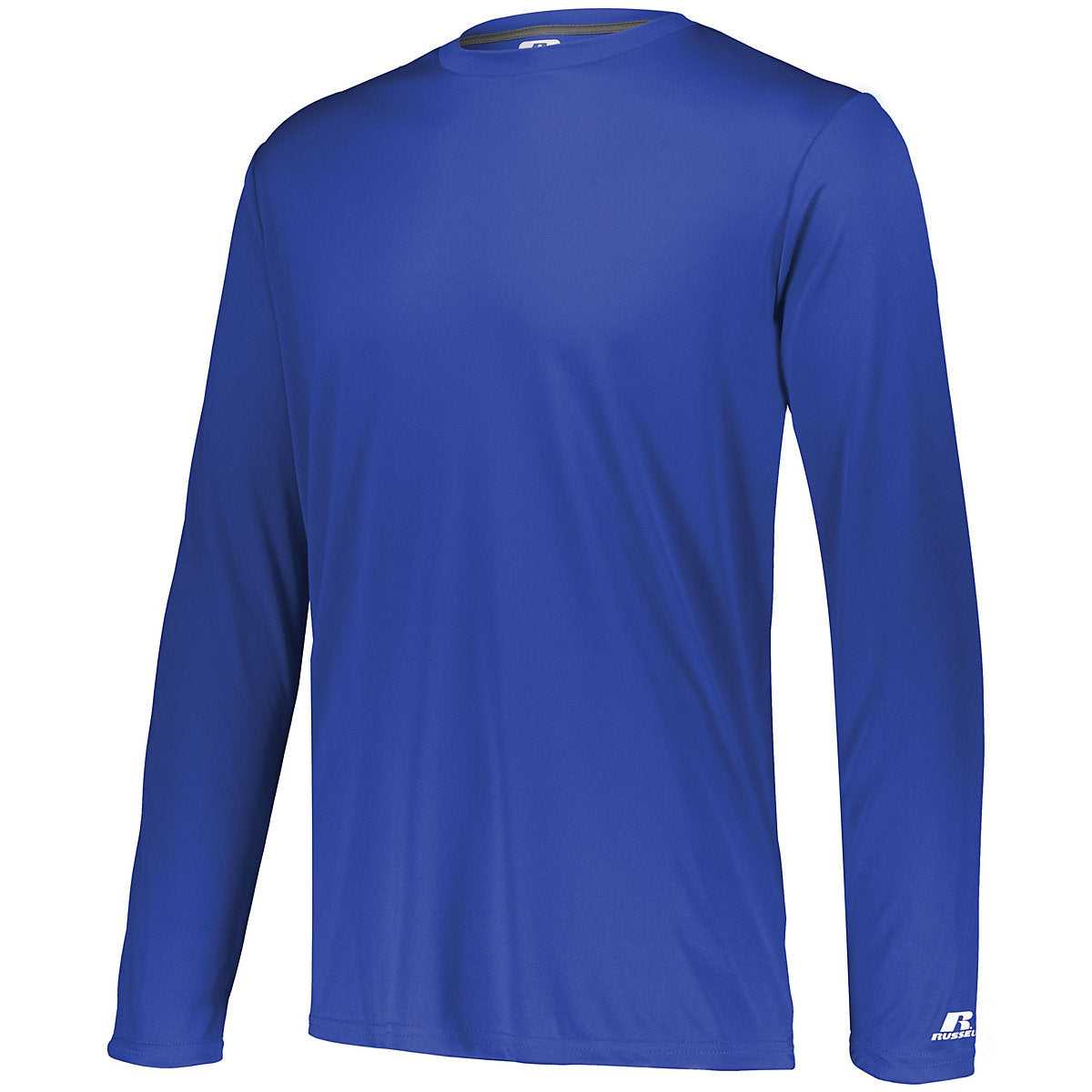 Russell 631X2M Dri-Power Core Performance Long Sleeve Tee - Royal - HIT a Double