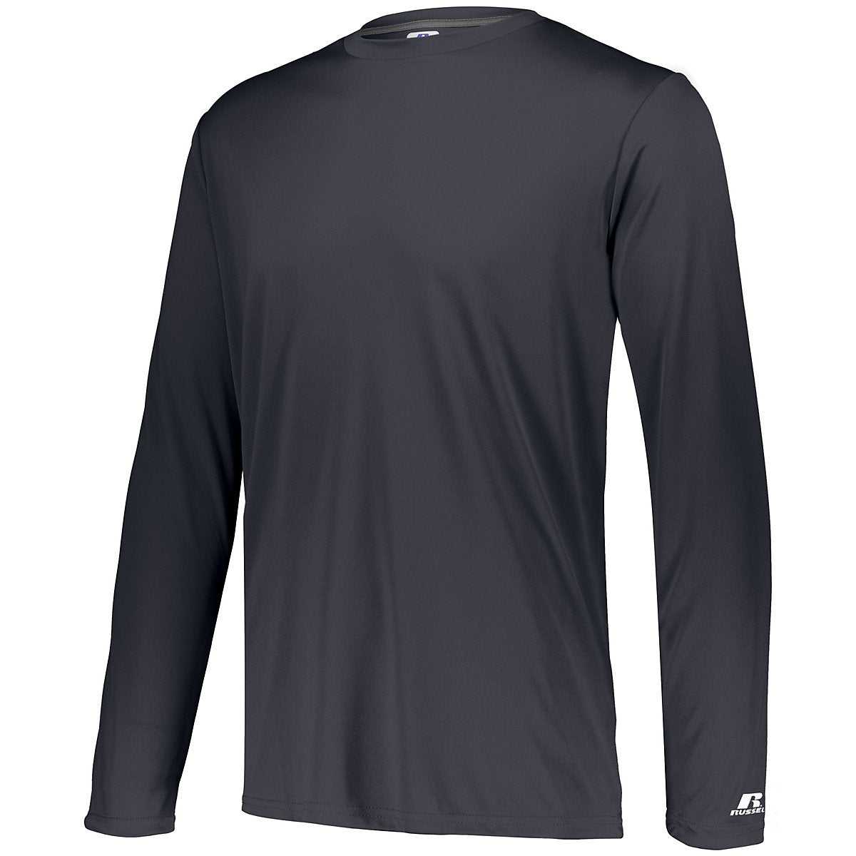Russell 631X2M Dri-Power Core Performance Long Sleeve Tee - Stealth - HIT a Double