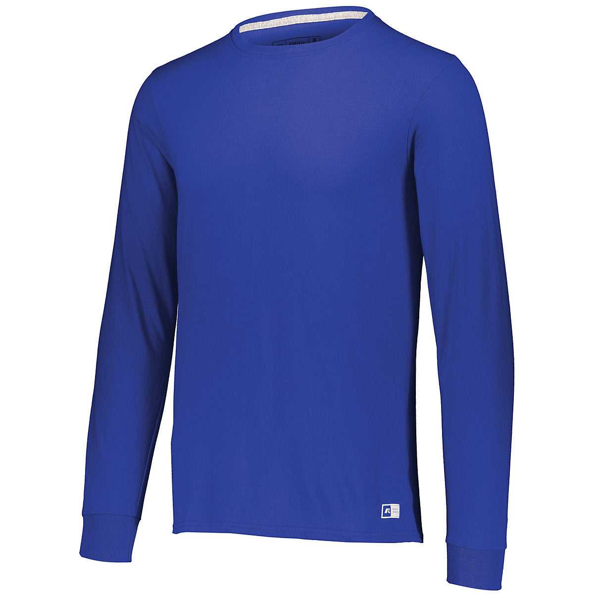 Russell 64LTTM Essential Long Sleeve Tee - Royal - HIT a Double