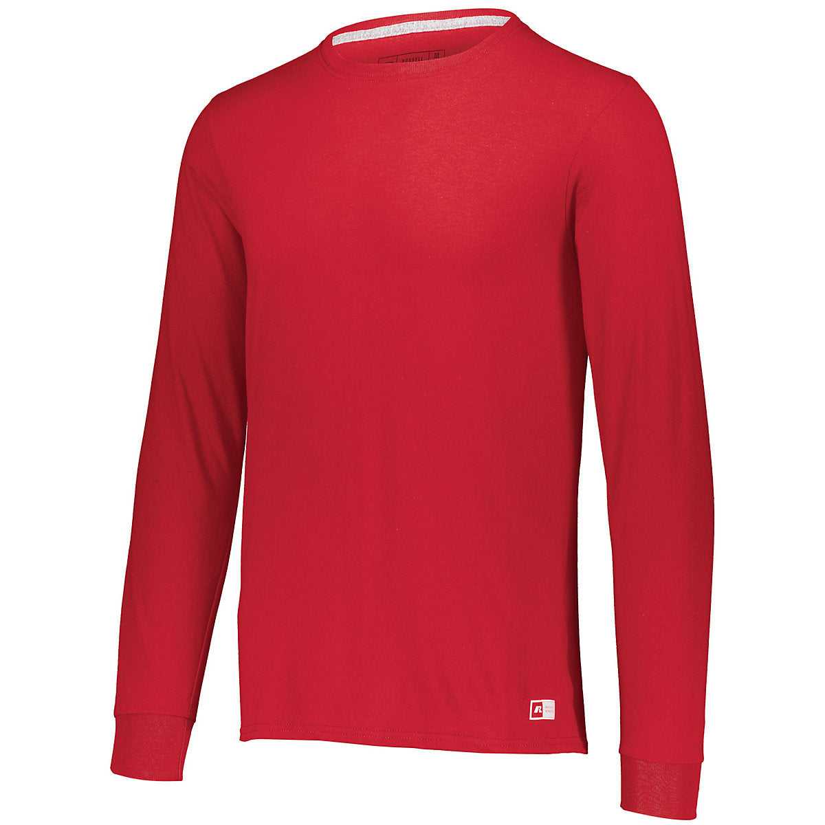Russell 64LTTM Essential Long Sleeve Tee - True Red - HIT a Double