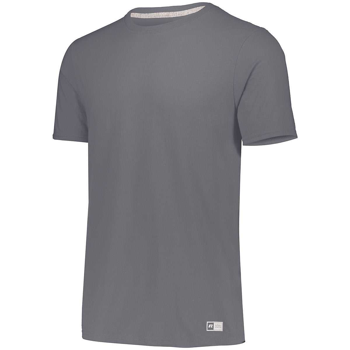 Russell 64STTM Essential Tee - Black Heather - HIT a Double