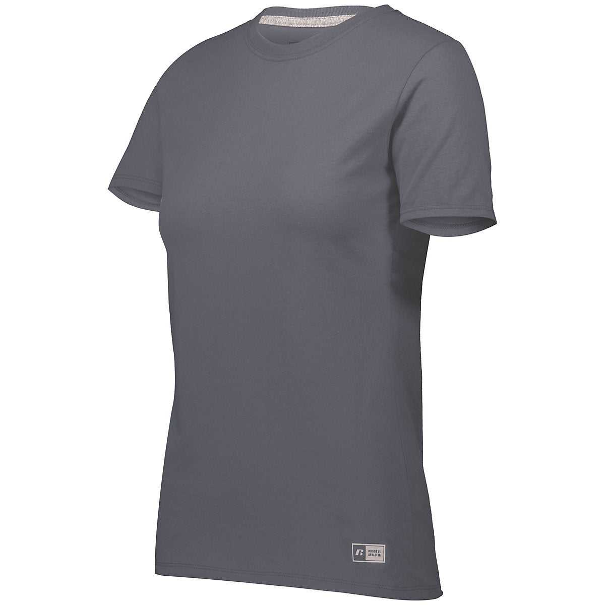 Russell 64STTX Ladies Essential Tee - Black Heather - HIT a Double