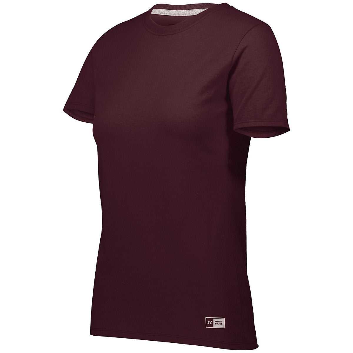 Russell 64STTX Ladies Essential Tee - Maroon - HIT a Double