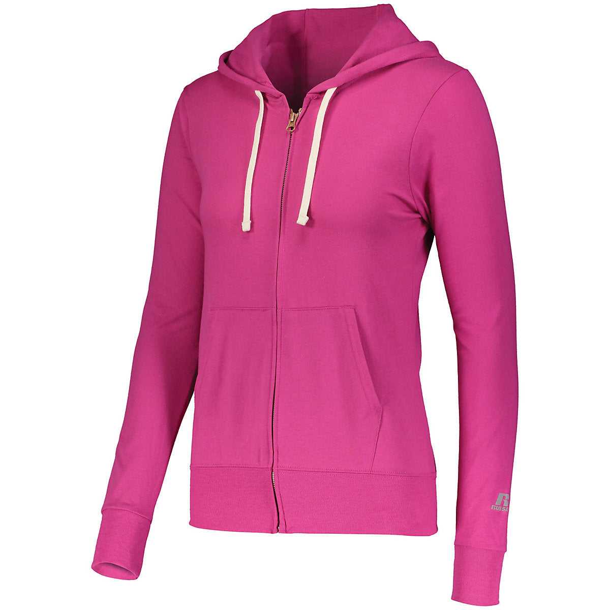 Russell 64ZTTX Ladies Essential Full Zip Jacket - Very Berry - HIT a Double