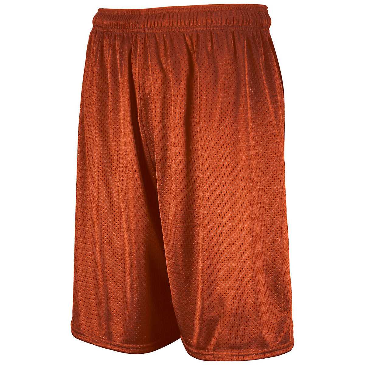 Russell 659AFB Youth Dri-Power Mesh Shorts - Burnt Orange - HIT a Double