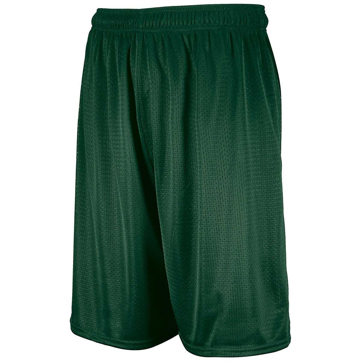 Russell 659AFB Youth Dri-Power Mesh Shorts - Dark Green - HIT a Double
