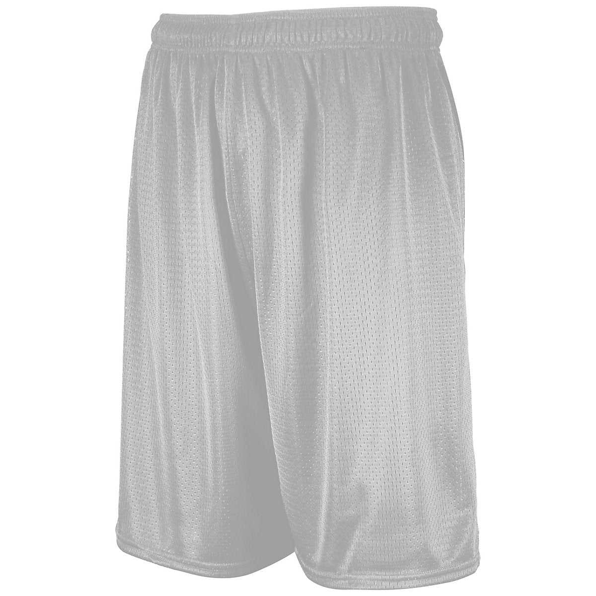 Russell 659AFB Youth Dri-Power Mesh Shorts - Gridiron Silver - HIT a Double
