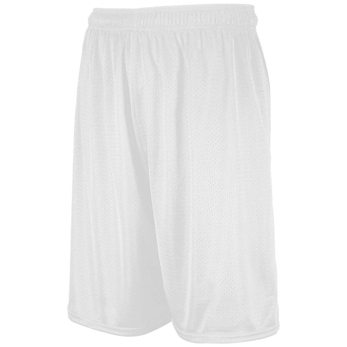 Russell 659AFM Dri-Power Mesh Shorts - White - HIT a Double