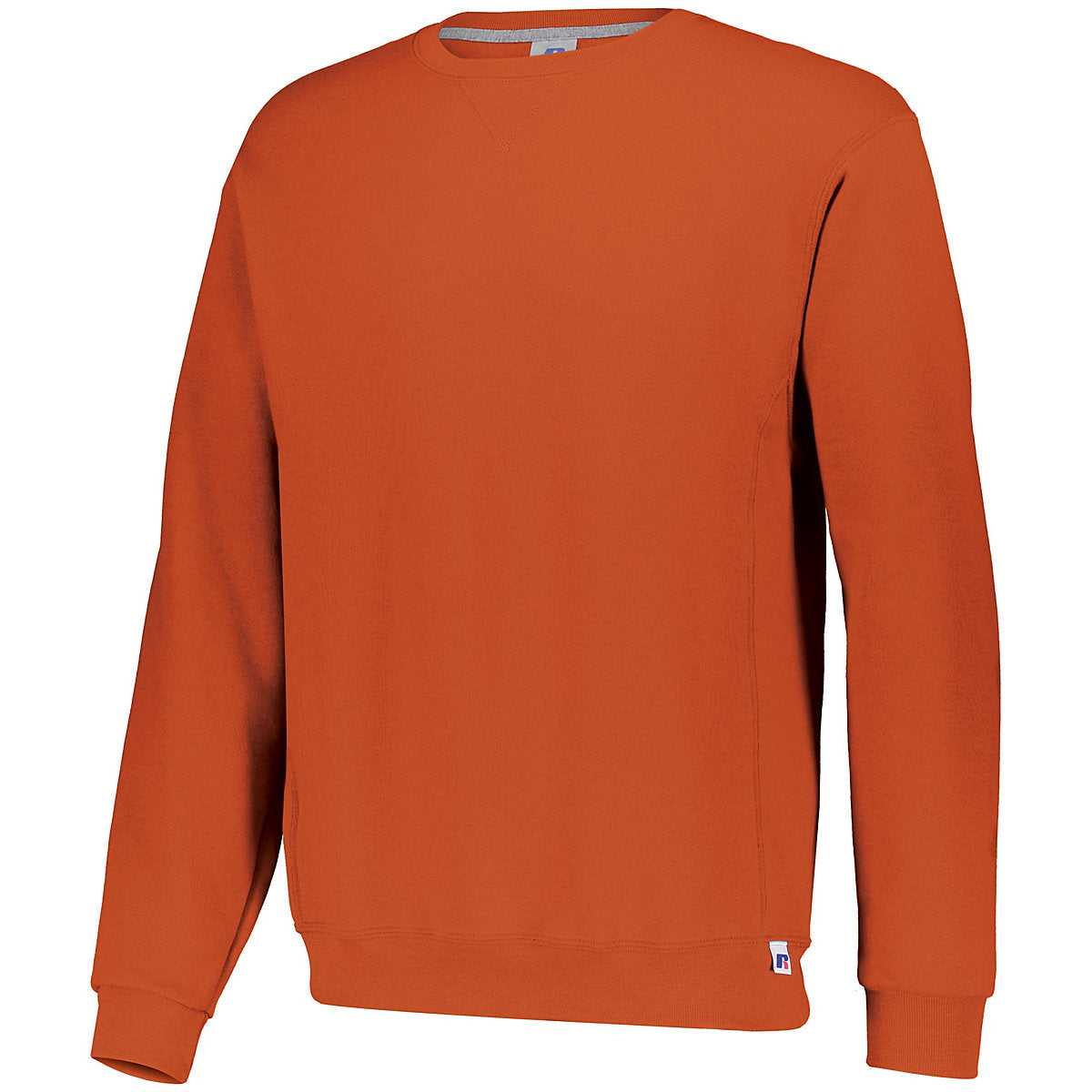 Russell 698HBM Dri-Power Fleece Crew Sweatshirt - Burnt Orange - HIT a Double