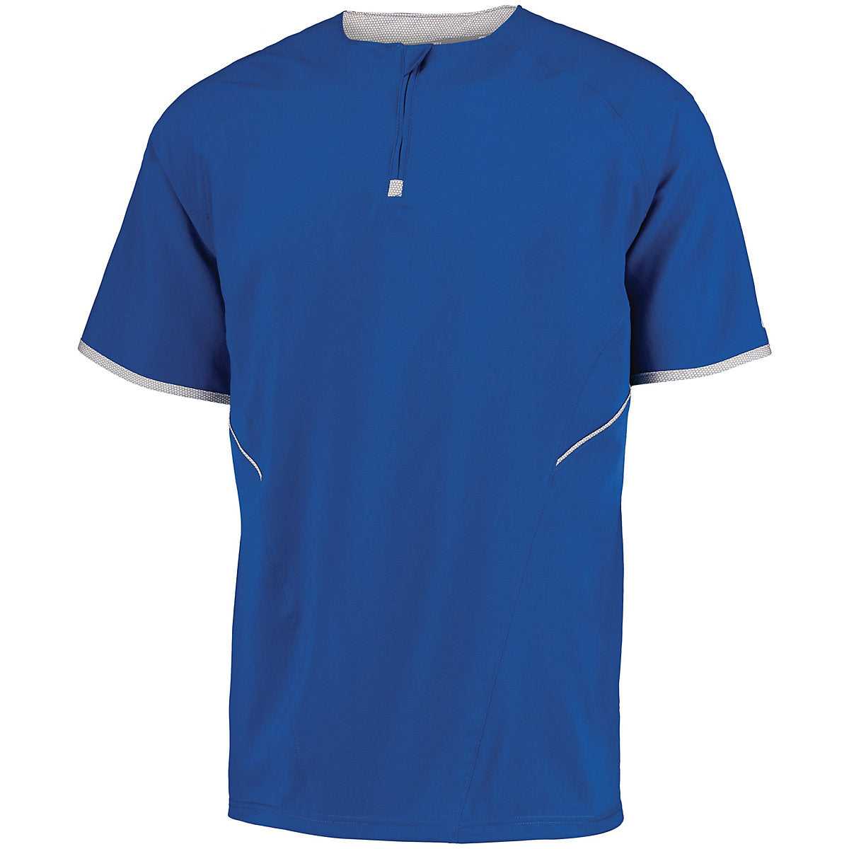 Russell 872RVB Youth Short Sleeve Pullover - Royal White - HIT a Double