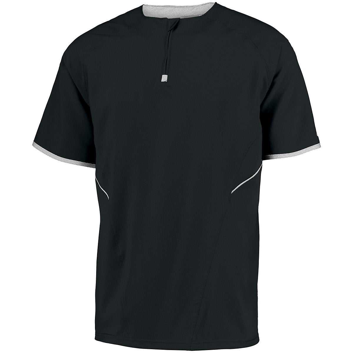 Russell 872RVM Short Sleeve Pullover - Black White - HIT a Double