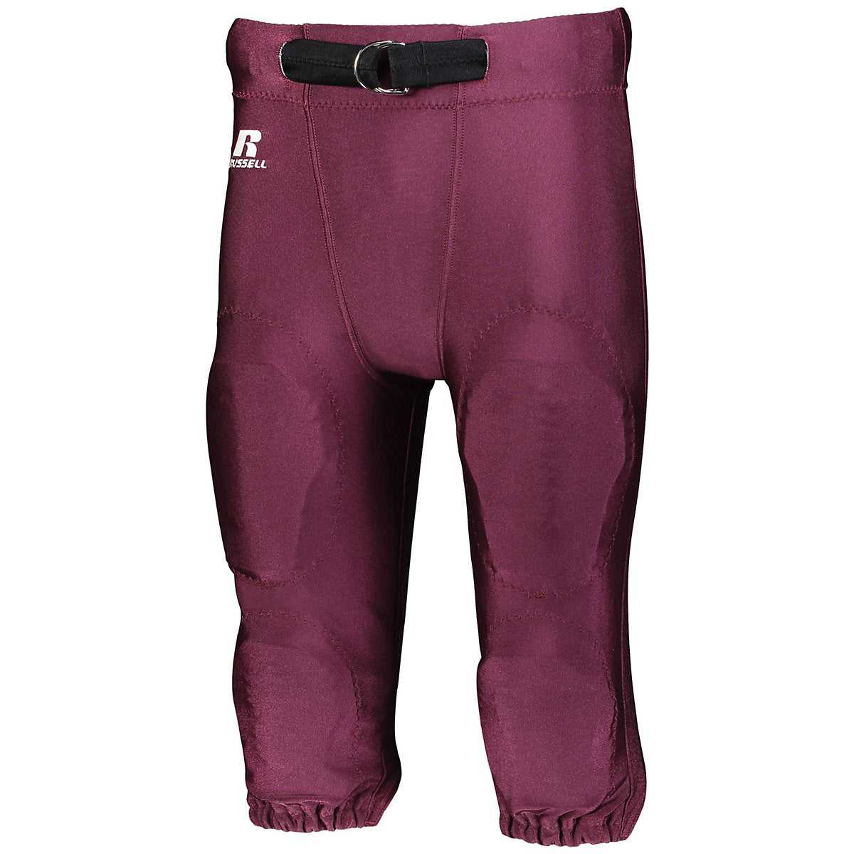 Russell F2562M Deluxe Game Pant (Pads Not Included) - Maroon (Pads Not Included) - HIT a Double