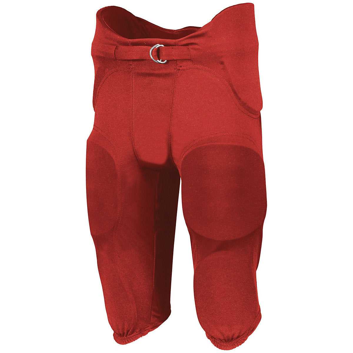 Russell F25PFM Integrated 7-Piece Pad Pant - True Red - HIT a Double