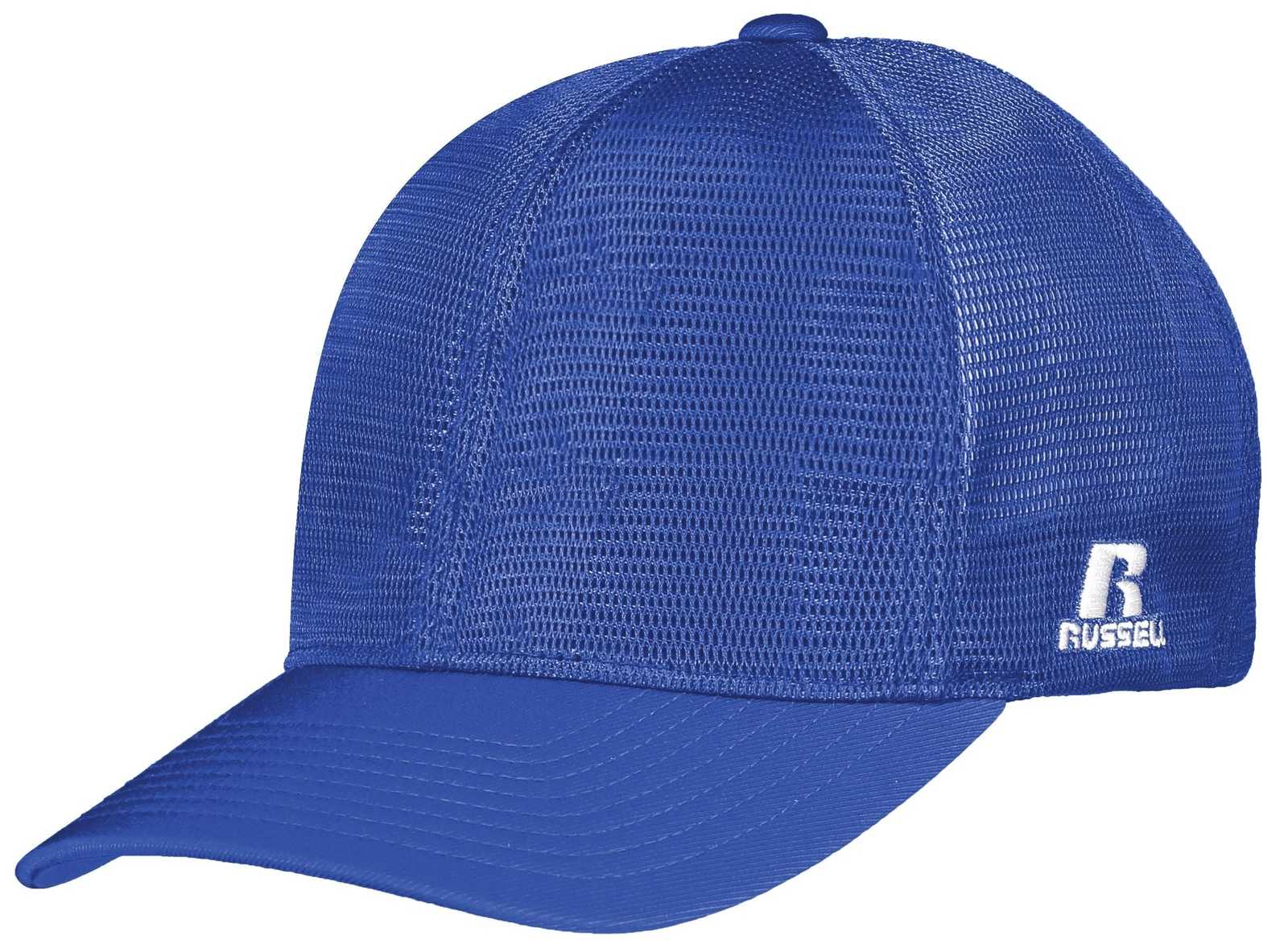 Russell R03MSB Youth Flexfit 360 Mesh Cap - Royal - HIT a Double