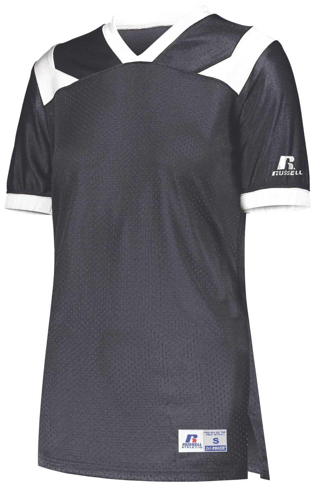 Russell R0493X Ladies Phenom6 Flag Football Jersey - Stealth White - HIT a Double
