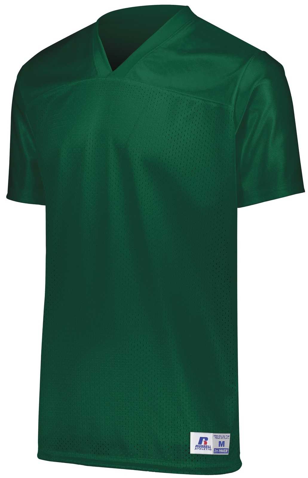 Russell R0593B Youth Solid Flag Football Jersey - Dark Green - HIT a Double