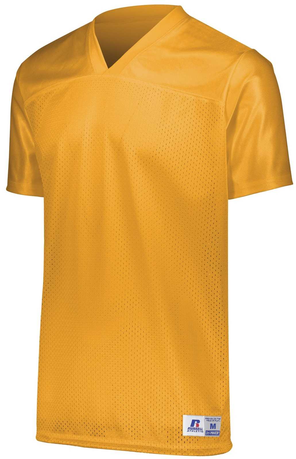 Russell R0593B Youth Solid Flag Football Jersey - Gold - HIT a Double
