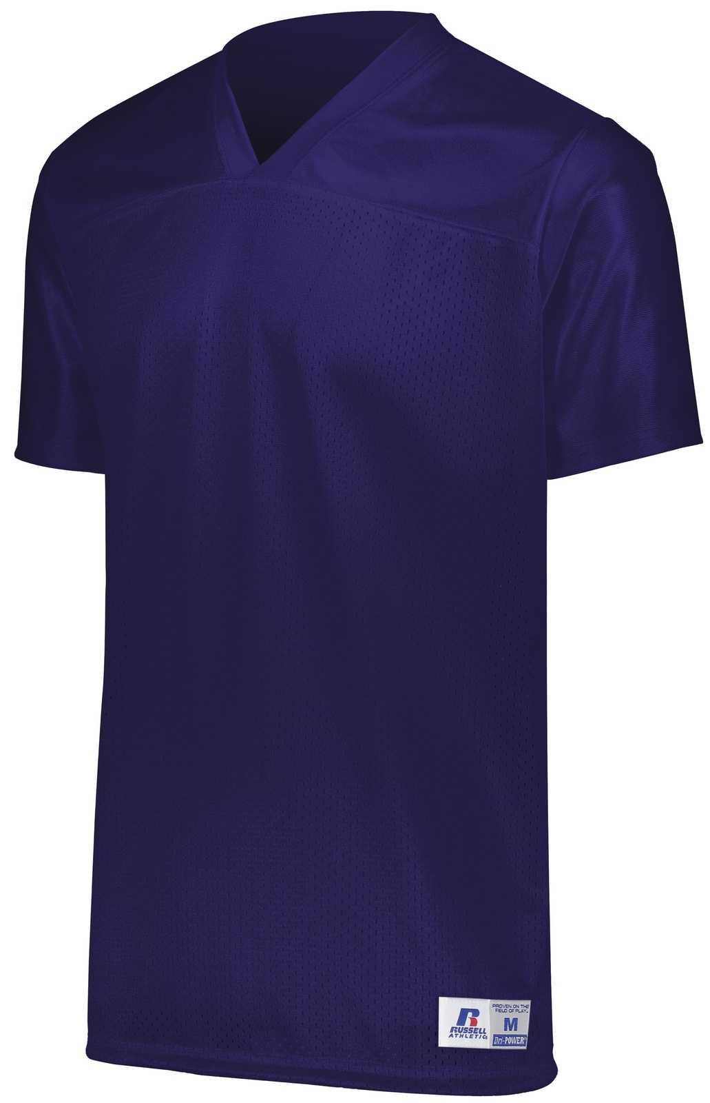 Russell R0593B Youth Solid Flag Football Jersey - Purple - HIT a Double
