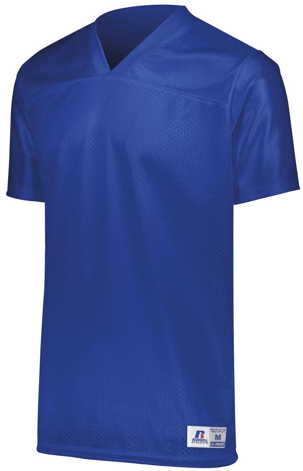 Russell R0593B Youth Solid Flag Football Jersey - Royal - HIT a Double