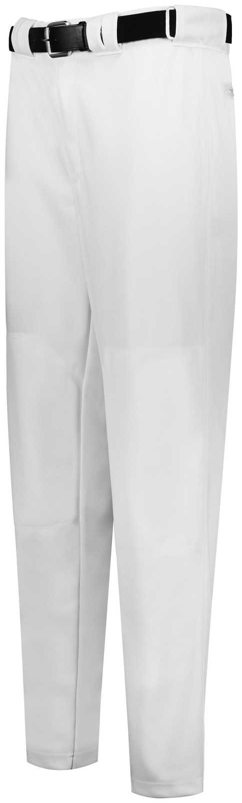Russell R10Lgb Youth Solid Diamond Series Baseball Pant 2.0 - White - HIT a Double