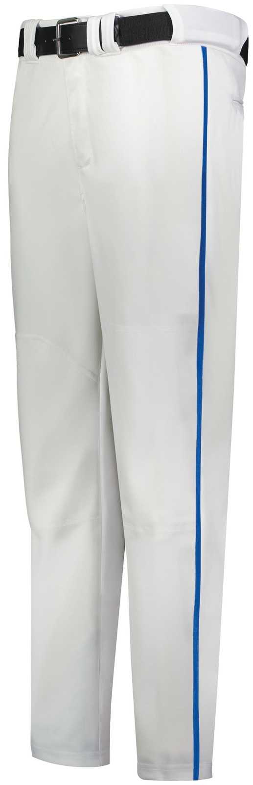 Russell R14Dbb Youth Piped Change Up Baseball Pant - White Royal - HIT a Double