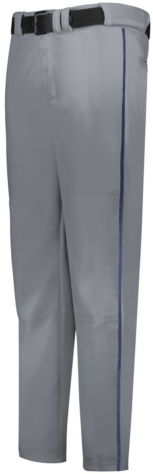 Russell R14Dbb Youth Piped Change Up Baseball Pant - Baseball Gray Navy - HIT a Double