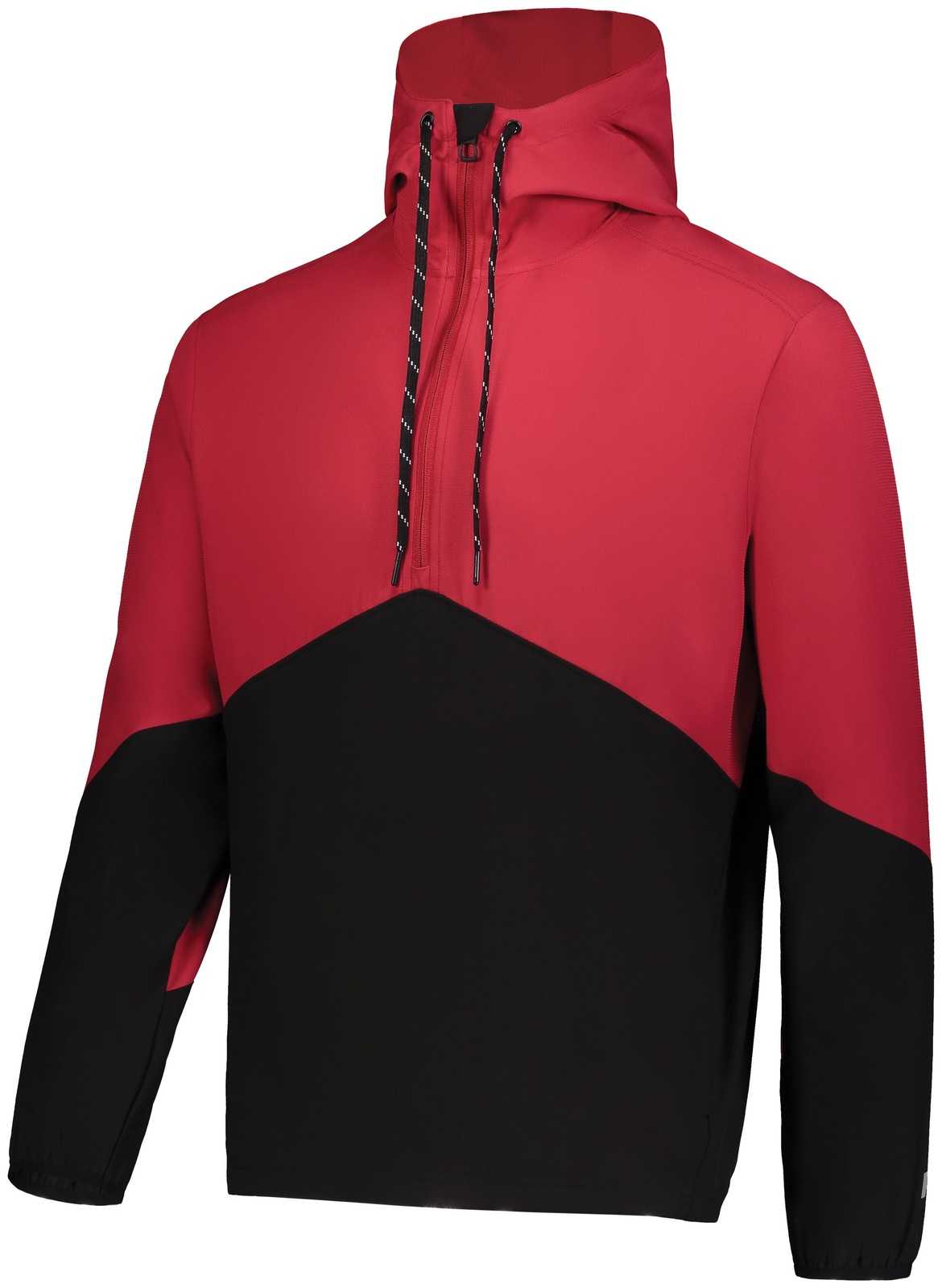 Russell R20DSM Legend Hooded Pullover - True Red Black - HIT a Double