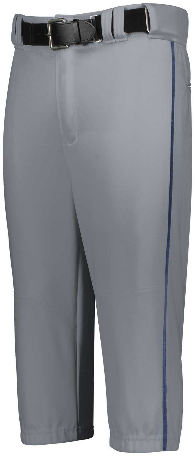 Russell R21Lgb Youth Piped Diamond Series Knicker 2.0 - Baseball Gray Navy - HIT a Double