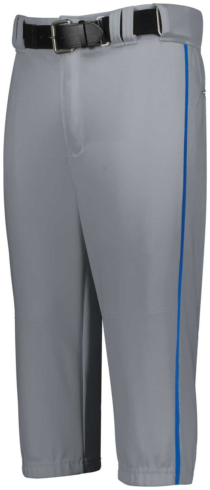 Russell R21Lgb Youth Piped Diamond Series Knicker 2.0 - Baseball Gray Royal - HIT a Double