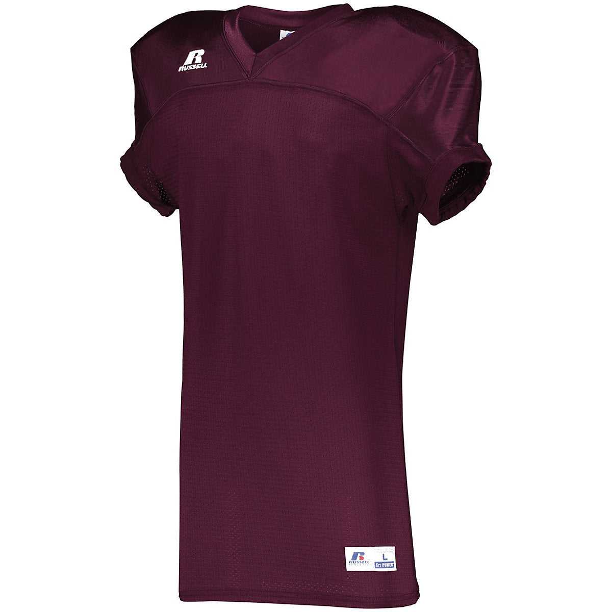 Russell S05SMM Stretch Mesh Game Jersey - Maroon - HIT a Double