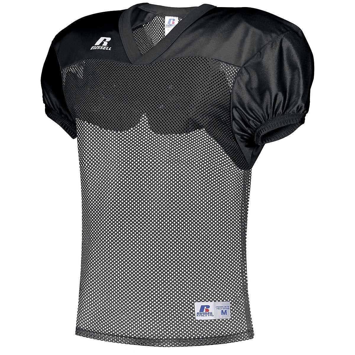 Russell S096BM Stock Practice Jersey - Black - HIT a Double