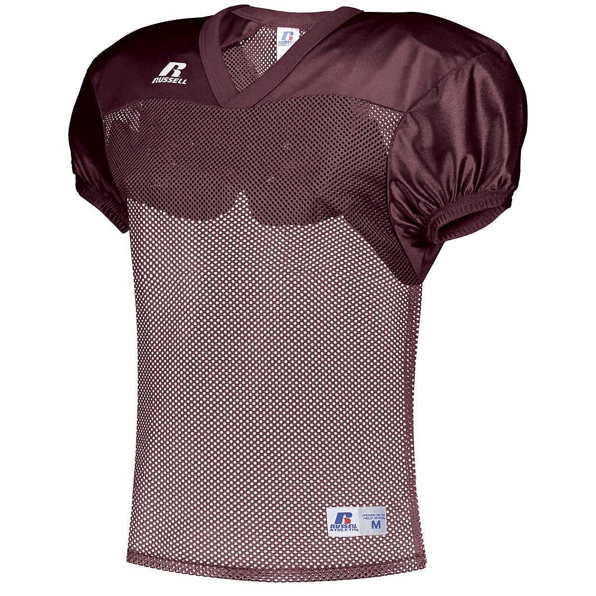 Russell S096BM Stock Practice Jersey - Maroon - HIT a Double