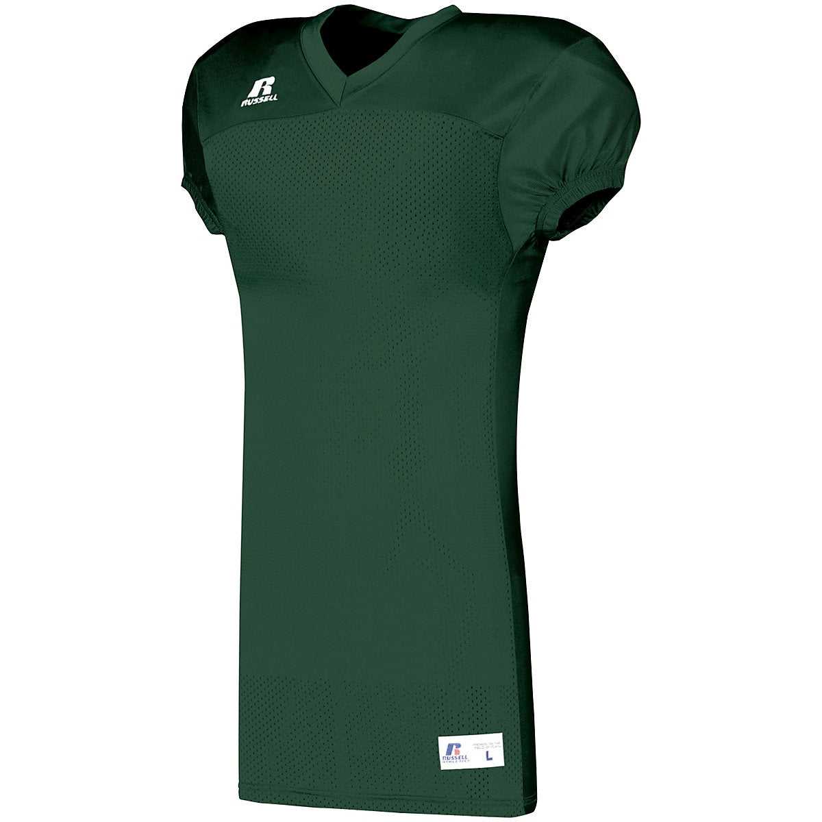 Russell S8623M Solid Jersey With Side Inserts - Dark Green - HIT a Double