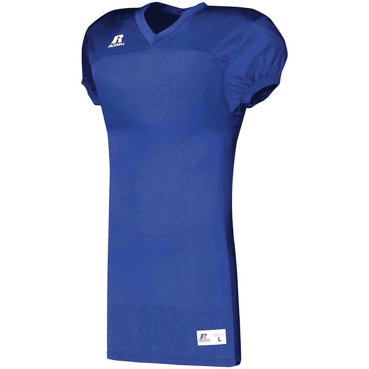 Russell S8623M Solid Jersey With Side Inserts - Royal - HIT a Double
